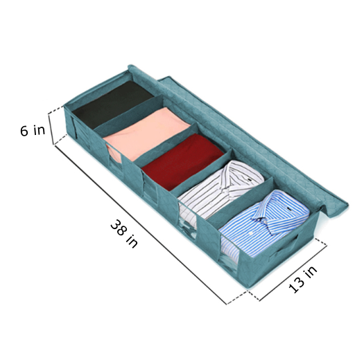 Under Bed Storage With Five Compartments