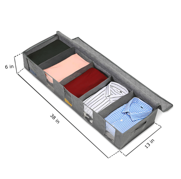 Under Bed Storage With Five Compartments