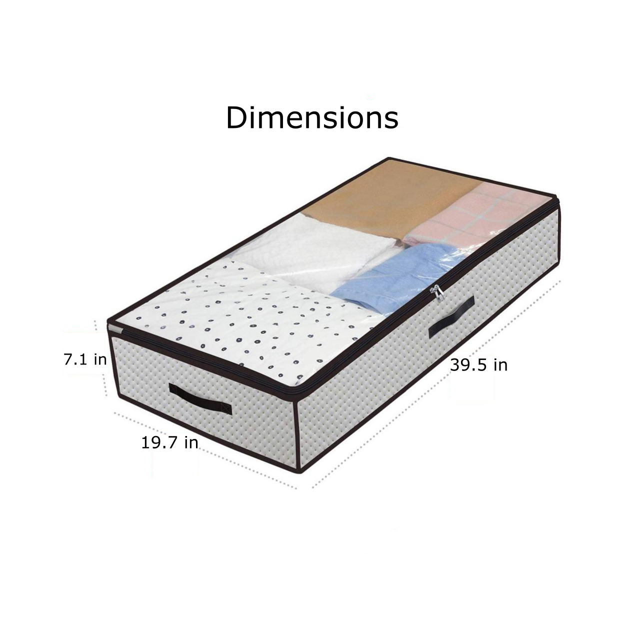 Under Bed Storage Bags - 2 Pack