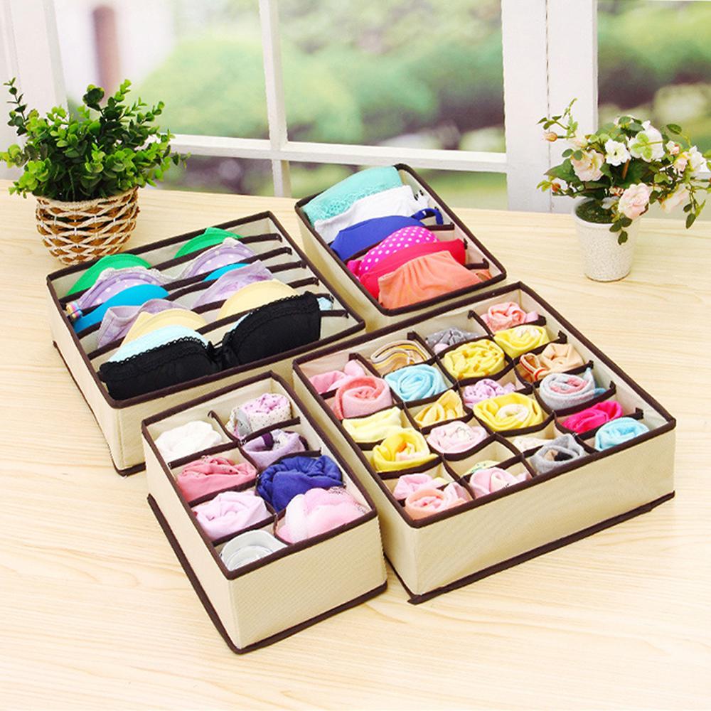 Underwear Storage Box - 4 Piece Set