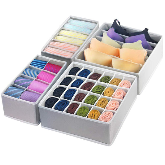 Underwear Storage Box - 4 Piece Set