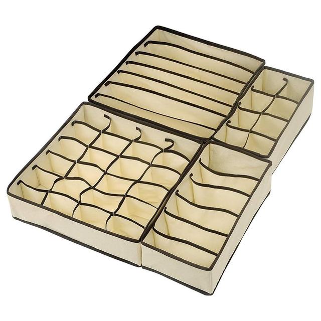 Underwear Storage Box - 4 Piece Set